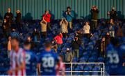 26 September 2020; Waterford supporters applaud the players following their side's victory during the SSE Airtricity League Premier Division match between Waterford and Sligo Rovers at the RSC in Waterford. Photo by Seb Daly/Sportsfile
