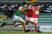 26 September 2020; David Clifford of East Kerry in action against Mike Breen of Mid Kerry during the Kerry County Senior Football Championship Final match between East Kerry and Mid Kerry at Austin Stack Park in Tralee, Kerry. Photo by Matt Browne/Sportsfile