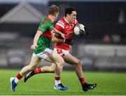 26 September 2020; Paudie Clifford of East Kerry in action against Pa Kilkenny of Mid Kerry during the Kerry County Senior Football Championship Final match between East Kerry and Mid Kerry at Austin Stack Park in Tralee, Kerry. Photo by Matt Browne/Sportsfile