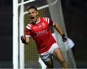 26 September 2020; Darragh Roche of East Kerry celebrates after scoring his side's second goal against Mid Kerry during the Kerry County Senior Football Championship Final match between East Kerry and Mid Kerry at Austin Stack Park in Tralee, Kerry. Photo by Matt Browne/Sportsfile