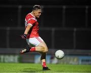 26 September 2020; Darragh Roche, of East Kerry scores the second goal against Mid Kerry during the Kerry County Senior Football Championship Final match between East Kerry and Mid Kerry at Austin Stack Park in Tralee, Kerry. Photo by Matt Browne/Sportsfile