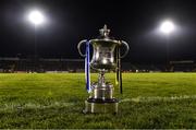 26 September 2020; The Oliver Plunkett cup on the pitch after the drawn Cavan County Senior Football Championship Final match between Crosserlough and Kingscourt at Kingspan Breffni in Cavan. Photo by Piaras Ó Mídheach/Sportsfile