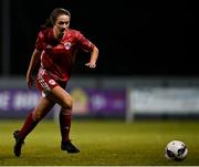 26 September 2020; Laura Shine of Cork City during the Women's National League match between Wexford Youths and Cork City at Ferrycarrig Park in Wexford. Photo by Harry Murphy/Sportsfile