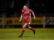26 September 2020; Danielle Burke of Cork City celebrates following the Women's National League match between Wexford Youths and Cork City at Ferrycarrig Park in Wexford. Photo by Harry Murphy/Sportsfile