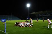 25 September 2020; A general view of a scrum during the A Interprovincial Friendly match between Leinster A and Ulster A at the RDS Arena in Dublin. Photo by Ramsey Cardy/Sportsfile