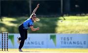27 September 2020; Jane Maguire of Typhoons bowls during the Women's Super Series match between Scorchers and Typhoons at Malahide Cricket Club in Dublin. Photo by Sam Barnes/Sportsfile