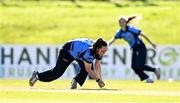 27 September 2020; Laura Delany of Typhoons fields the ball during the Women's Super Series match between Scorchers and Typhoons at Malahide Cricket Club in Dublin. Photo by Sam Barnes/Sportsfile