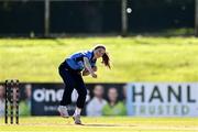 27 September 2020; Georgina Dempsey of Typhoons bowls during the Women's Super Series match between Scorchers and Typhoons at Malahide Cricket Club in Dublin. Photo by Sam Barnes/Sportsfile