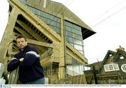 28 November 2003; Emmet Byrne, Leinster, pictured at the DART station at Lansdowne Road, venue for Leinster's Heineken Cup games this season. Emmet Byrne Feature, Lansdowne Road, Dublin. Picture credit; Brendan Moran / SPORTSFILE