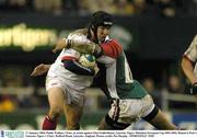 17 January 2004; Paddy Wallace, Ulster, in action against Glen Gelderbloom, Leicester Tigers. Heineken European Cup 2003-2004, Round 4, Pool 1, Leicester Tigers v Ulster, Welford Road, Leicester, England. Picture credit; Pat Murphy / SPORTSFILE *EDI*