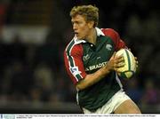 17 January 2004; Sam Vesty, Leicester Tigers. Heineken European Cup 2003-2004, Round 4, Pool 1, Leicester Tigers v Ulster, Welford Road, Leicester, England. Picture credit; Pat Murphy / SPORTSFILE *EDI*