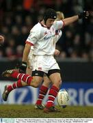 17 January 2004; David Humphreys, Ulster. Heineken European Cup 2003-2004, Round 4, Pool 1, Leicester Tigers v Ulster, Welford Road, Leicester, England. Picture credit; Pat Murphy / SPORTSFILE *EDI*