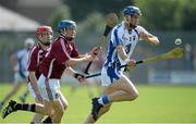29 June 2013; Shane Fives, Waterford, in action against Joey Boyle, Westmeath. GAA Hurling All-Ireland Senior Championship, Phase I, Westmeath v Waterford, Cusack Park, Mullingar, Co. Westmeath. Picture credit: Brian Lawless / SPORTSFILE