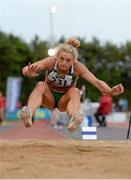 2 July 2013; Kelly Proper competes in the Women's Long Jump at the 62nd Cork City Sports. Cork Institute of Technology, Bishopstown, Cork. Picture credit: Diarmuid Greene / SPORTSFILE