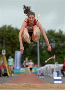 2 July 2013; Mary McLoone, Ireland, competing in the Women's Long Jump at the 62nd Cork City Sports. Cork Institute of Technology, Bishopstown, Cork. Picture credit: Diarmuid Greene / SPORTSFILE