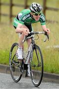 2 July 2013; Eddie Dunbar, Ireland Stena Line, in action during the Stage 1 Individual Time Trial on the 2013 Junior Tour of Ireland, Clarecastle - Clarecastle, Co. Clare. Picture credit: Stephen McMahon / SPORTSFILE