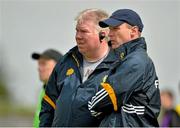 30 June 2013; Leitrim joint manager's Barney Breen, left, and George Dugdale during the game. Connacht GAA Football Senior Championship, Semi-Final Replay, Leitrim v London, Hyde Park, Roscommon. Picture credit: Barry Cregg / SPORTSFILE
