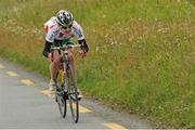 4 July 2013; Eddie Dunbar, Ireland - Stena Line, in action during Stage 3 on the 2013 Junior Tour of Ireland, Ennis - Ennis, Co. Clare. Picture credit: Stephen McMahon / SPORTSFILE