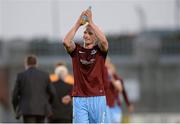 4 July 2013; Drogheda United's Paul O'Connor applauds the supporters after the final whistle. UEFA Europa League, First Qualifying Round, First Leg, Drogheda United v Malmö FF, Tallaght Stadium, Tallaght, Dublin. Picture credit: Matt Browne / SPORTSFILE