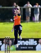 27 September 2020; Alana Dalzell of Scorchers bowls during the Women's Super Series match between Scorchers and Typhoons at Malahide Cricket Club in Dublin. Photo by Sam Barnes/Sportsfile