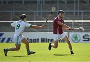 27 September 2020; Tom Kenny of Dicksboro in action against Ronan Corcoran of Ballyhale Shamrocks during the Kilkenny County Senior Hurling Championship Final match between Ballyhale Shamrocks and Dicksboro at UPMC Nowlan Park in Kilkenny. Photo by Seb Daly/Sportsfile