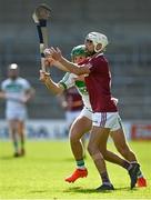 27 September 2020; Conor Doheny of Dicksboro in action against Darragh Corcoran of Ballyhale Shamrocks during the Kilkenny County Senior Hurling Championship Final match between Ballyhale Shamrocks and Dicksboro at UPMC Nowlan Park in Kilkenny. Photo by Seb Daly/Sportsfile