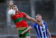 27 September 2020; Dean Rock of Ballymun Kickhams in action against Cathal Flaherty of Ballyboden St Enda's during the Dublin County Senior 1 Football Championship Final match between Ballyboden St Enda's and Ballymun Kickhams at Parnell Park in Dublin. Photo by Piaras Ó Mídheach/Sportsfile