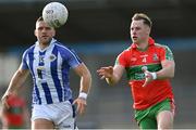 27 September 2020; Philly McMahon of Ballymun Kickhams in action against Conal Keaney of Ballyboden St Enda's during the Dublin County Senior 1 Football Championship Final match between Ballyboden St Enda's and Ballymun Kickhams at Parnell Park in Dublin. Photo by Piaras Ó Mídheach/Sportsfile