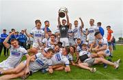 27 September 2020; The St Loman's Mullingar team celebrate with the cup following their victory in the Westmeath County Senior Football Championship Final match between Tyrrelspass and St Loman's Mullingar at TEG Cusack Park in Mullingar, Westmeath. Photo by Ramsey Cardy/Sportsfile