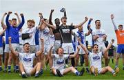 27 September 2020; The St Loman's Mullingar team celebrate following their victory in the Westmeath County Senior Football Championship Final match between Tyrrelspass and St Loman's Mullingar at TEG Cusack Park in Mullingar, Westmeath. Photo by Ramsey Cardy/Sportsfile