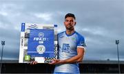 2 October 2020; SSE Airtricity League FIFA 21 Club Packs are back. Featuring the individual club crest of all 10 Premier Division teams, these exclusive sleeves will be available to download free from https://www.ea.com/games/fifa/fifa-21 when the game launches Friday, 9th October! Adam Foley of Finn Harps at the FIFA 21 Launch at Finn Park in Ballybofey, Donegal. Photo by Eóin Noonan/Sportsfile