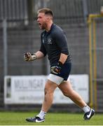 27 September 2020; Tyrrelspass goalkeeper Darren Quinn celebrates a goal during the Westmeath County Senior Football Championship Final match between Tyrrelspass and St Loman's Mullingar at TEG Cusack Park in Mullingar, Westmeath. Photo by Ramsey Cardy/Sportsfile