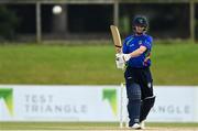 28 September 2020; William Porterfield of North West Warriors hits a four during the Test Triangle Inter-Provincial Series 50 over match between Leinster Lightning and North-West Warriors at Malahide Cricket in Dublin. Photo by Sam Barnes/Sportsfile