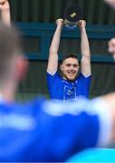 20 September 2020; Naomh Fionnbarra captain Tommy O'Neill lifts the cup after the Dublin County Senior B Hurling Championship Final match between Cuala and Naomh Fionnbarra at Parnell Park in Dublin. Photo by Piaras Ó Mídheach/Sportsfile