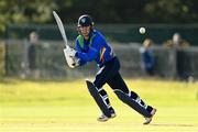 28 September 2020; Ross Allen of North West Warriors plays a shot during the Test Triangle Inter-Provincial Series 50 over match between Leinster Lightning and North-West Warriors at Malahide Cricket in Dublin. Photo by Sam Barnes/Sportsfile