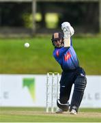 28 September 2020; Lorcan Tucker of Leinster Lightning plays a shot during the Test Triangle Inter-Provincial Series 50 over match between Leinster Lightning and North-West Warriors at Malahide Cricket in Dublin. Photo by Sam Barnes/Sportsfile