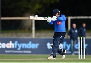 28 September 2020; Curtis Campher of Leinster Lightning plays a shot during the Test Triangle Inter-Provincial Series 50 over match between Leinster Lightning and North-West Warriors at Malahide Cricket in Dublin. Photo by Sam Barnes/Sportsfile