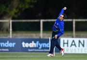 28 September 2020; Andy McBrine of North West Warriors bowls during the Test Triangle Inter-Provincial Series 50 over match between Leinster Lightning and North-West Warriors at Malahide Cricket in Dublin. Photo by Sam Barnes/Sportsfile