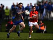27 September 2020; John Clutterbuck of Naomh Mairtin and Conor Gillespie of Ardee St Mary'sduring the Louth County Senior Football Championship Final match between Naomh Mairtin and Ardee St Mary’s at Darver Louth Centre of Excellence in Louth. Photo by Ben McShane/Sportsfile