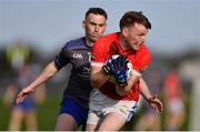 27 September 2020; Conor Keenan of Ardee St Mary's and Conor Whelan of Naomh Mairtin during the Louth County Senior Football Championship Final match between Naomh Mairtin and Ardee St Mary’s at Darver Louth Centre of Excellence in Louth. Photo by Ben McShane/Sportsfile