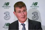 29 September 2020; Republic of Ireland manager Stephen Kenny during his squad announcement press conference at FAI Headquarters in Abbotstown, Dublin. Photo by Stephen McCarthy/Sportsfile