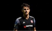29 September 2020; Jake Dunwoody of Derry City during the SSE Airtricity League Premier Division match between Sligo Rovers and Derry City at The Showgrounds in Sligo. Photo by Stephen McCarthy/Sportsfile