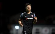 29 September 2020; Jake Dunwoody of Derry City during the SSE Airtricity League Premier Division match between Sligo Rovers and Derry City at The Showgrounds in Sligo. Photo by Stephen McCarthy/Sportsfile