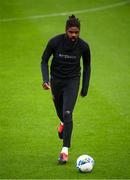 30 September 2020; Nathan Oduwa during a Dundalk training session at the Aviva Stadium in Dublin. Photo by Stephen McCarthy/Sportsfile