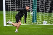 30 September 2020; Michael Duffy during a Dundalk training session at the Aviva Stadium in Dublin. Photo by Stephen McCarthy/Sportsfile