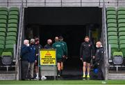 30 September 2020; Andy Boyle during a Dundalk training session at the Aviva Stadium in Dublin. Photo by Stephen McCarthy/Sportsfile