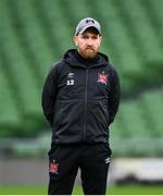 30 September 2020; Dundalk opposition analyst and scout Shane Keegan during a Dundalk training session at the Aviva Stadium in Dublin. Photo by Stephen McCarthy/Sportsfile