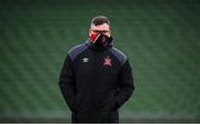 30 September 2020; Jimmy Fisher during a Dundalk training session at the Aviva Stadium in Dublin. Photo by Stephen McCarthy/Sportsfile