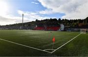 2 October 2020; A general view of the stadium before the SSE Airtricity League Premier Division match between Derry City and Waterford at Ryan McBride Brandywell Stadium in Derry. Photo by Piaras Ó Mídheach/Sportsfile