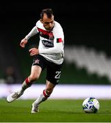 1 October 2020; Stefan Colovic of Dundalk during the UEFA Europa League Play-off match between Dundalk and Ki Klaksvik at the Aviva Stadium in Dublin. Photo by Ben McShane/Sportsfile